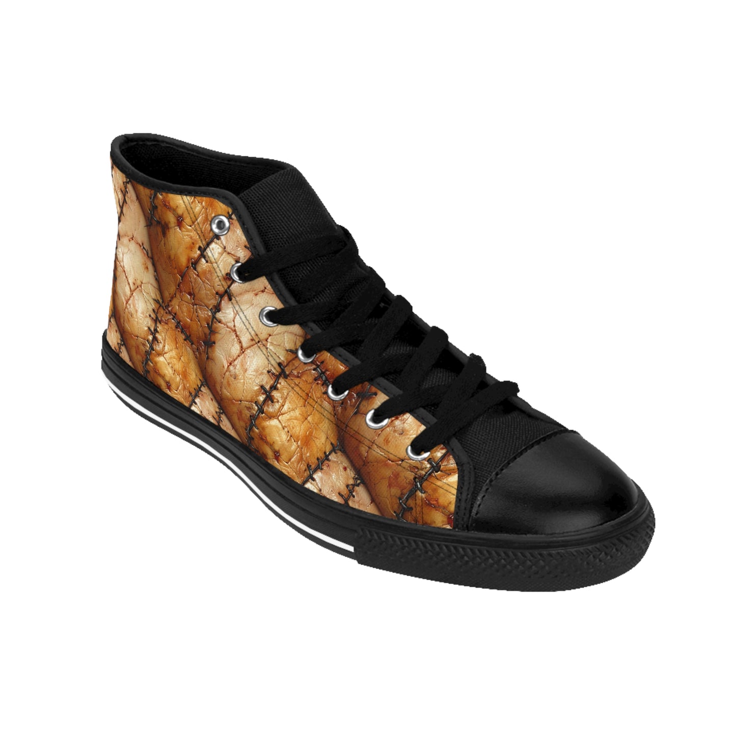 Stitched Flesh - Men's Classic High Top Sneaker