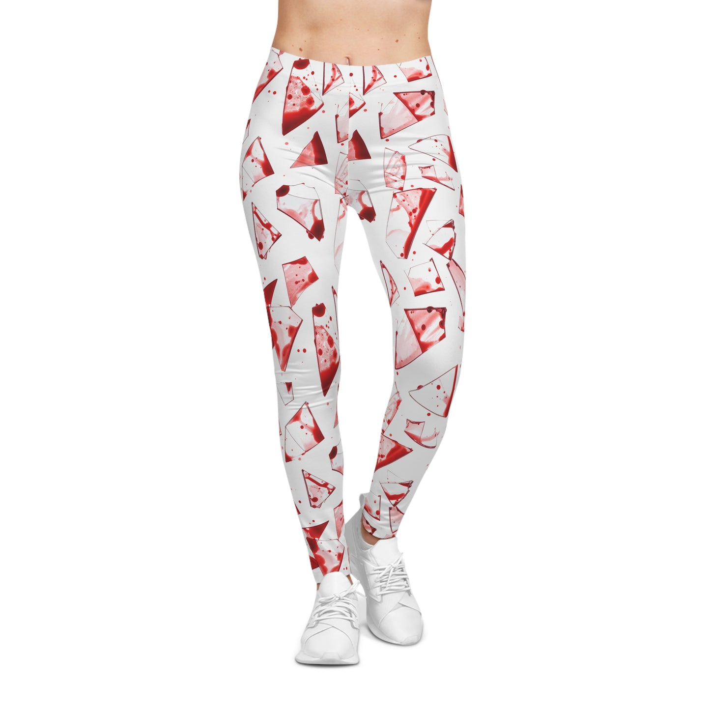 Bloody Shards of Broken Glass Leggings
