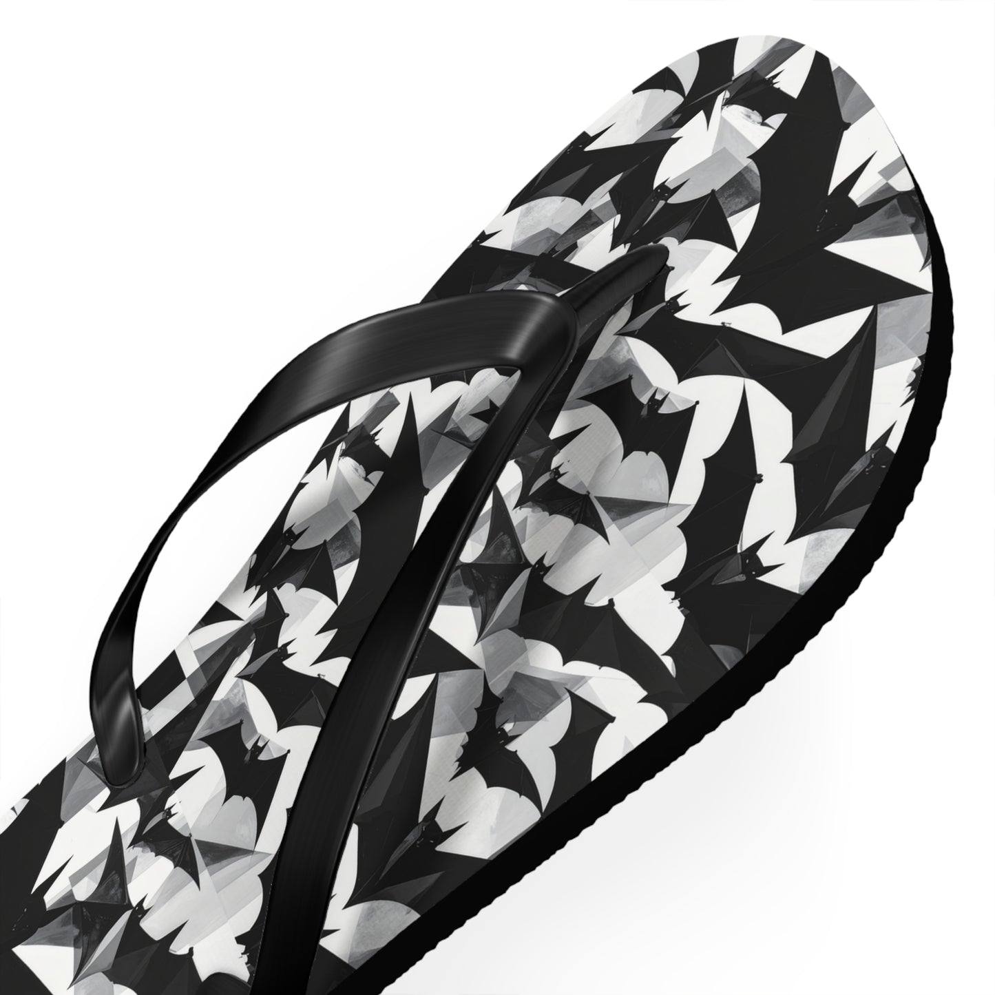 Bat Cubism Flip Flops