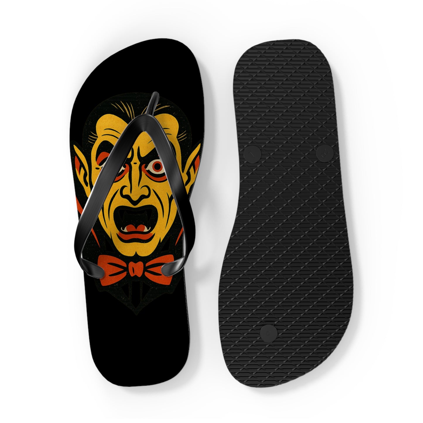 Vintage Vampire Flip Flops