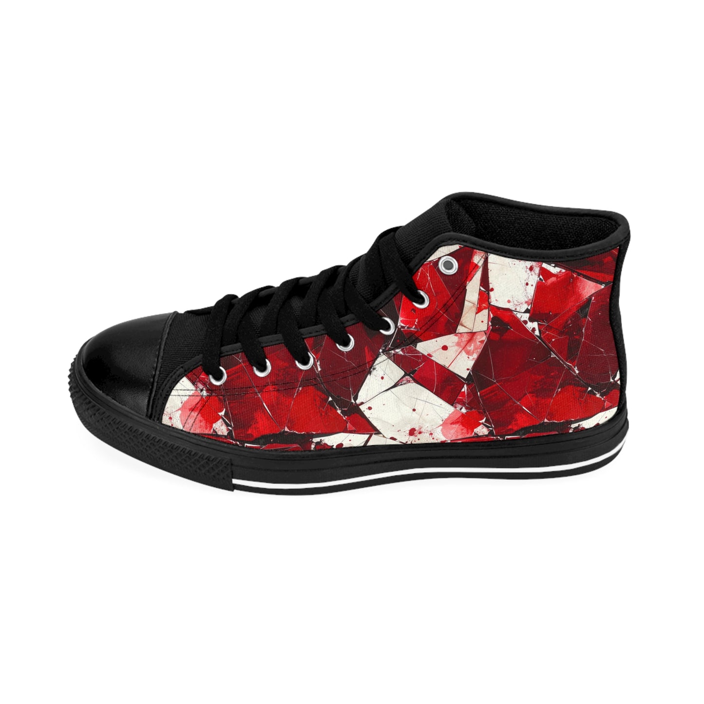 Bloody Glass Shards - Men's Classic High Top Sneakers