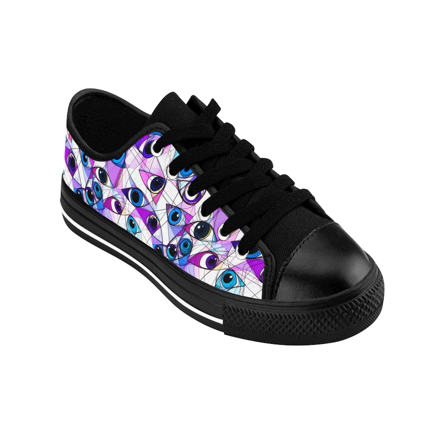 Eye Cubist Art - Women's Classic Low Top Sneakers