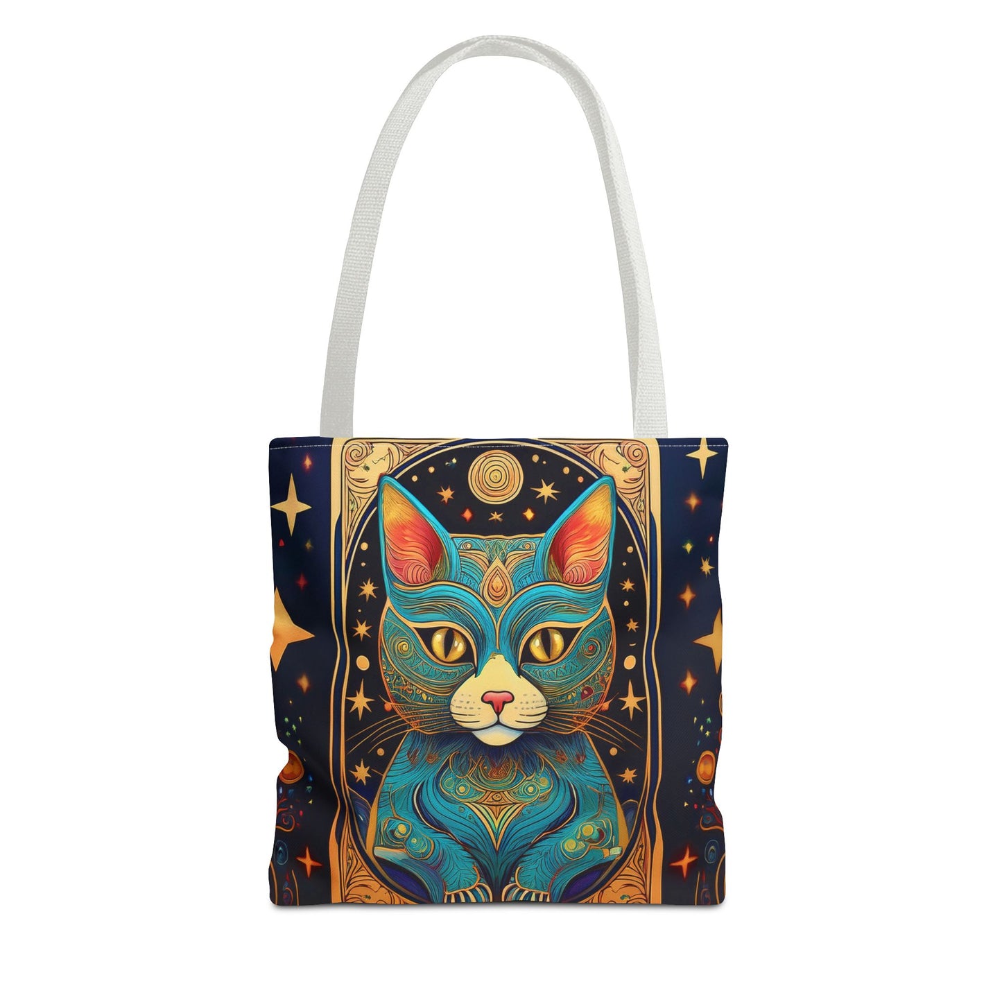 Tarot Style Cat Tote Bag