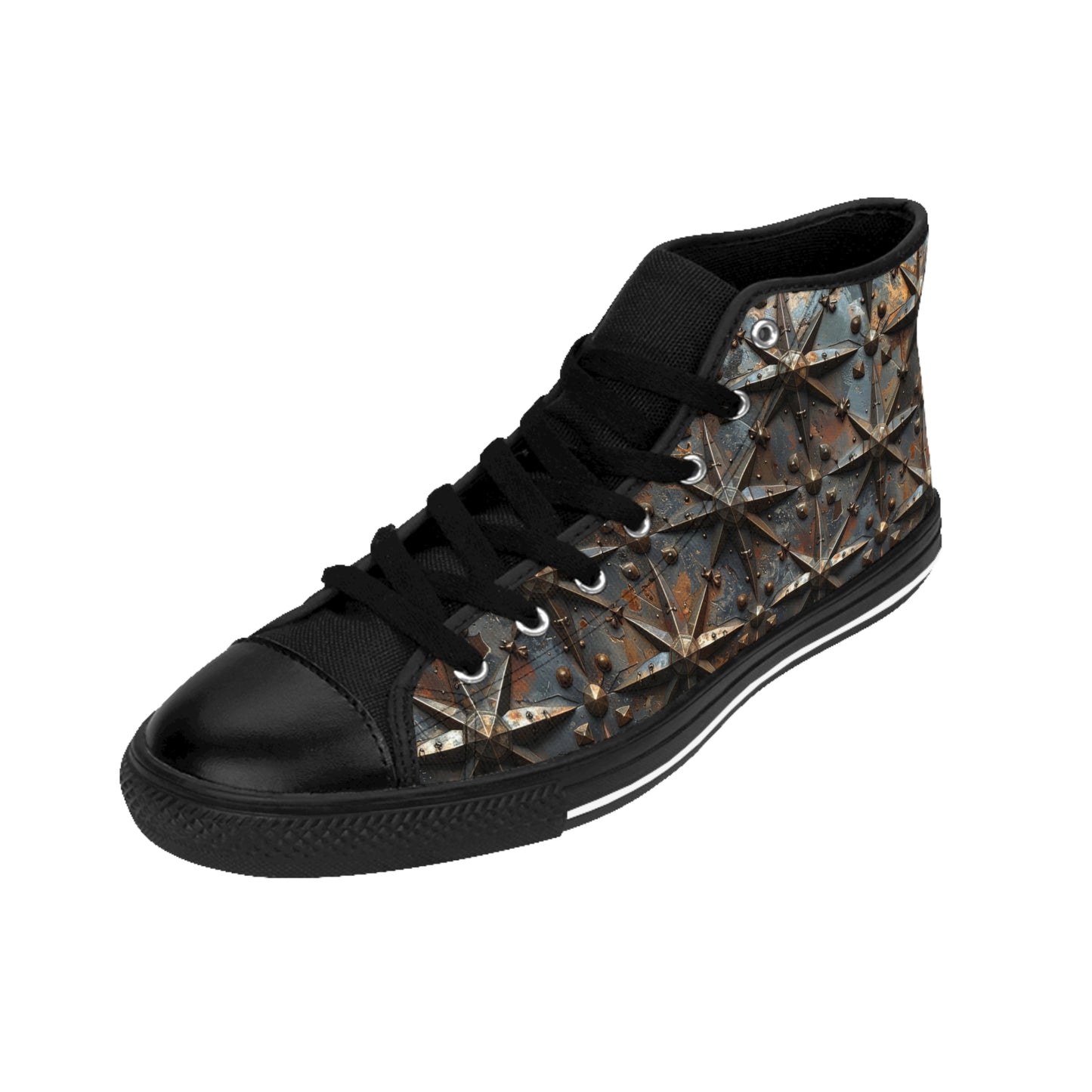 Metal Tiles - Men's Classic High Top Sneakers