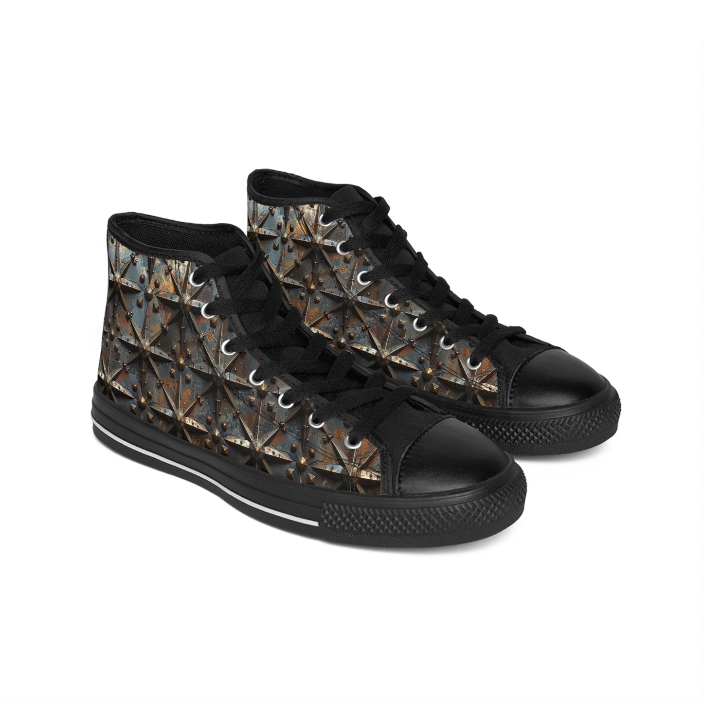 Metal Tiles - Men's Classic High Top Sneakers
