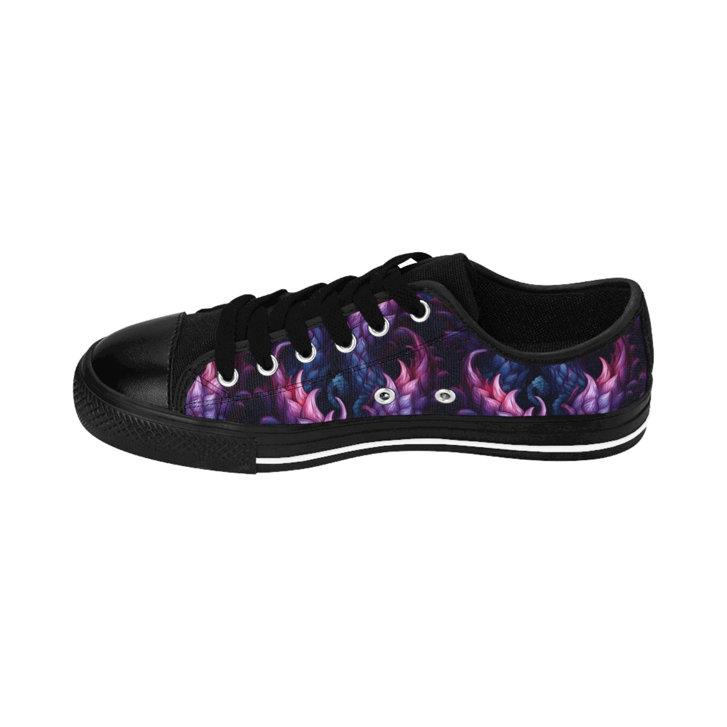 Pink & Purple Spiky Tentacles - Women's Classic Low Top Sneakers