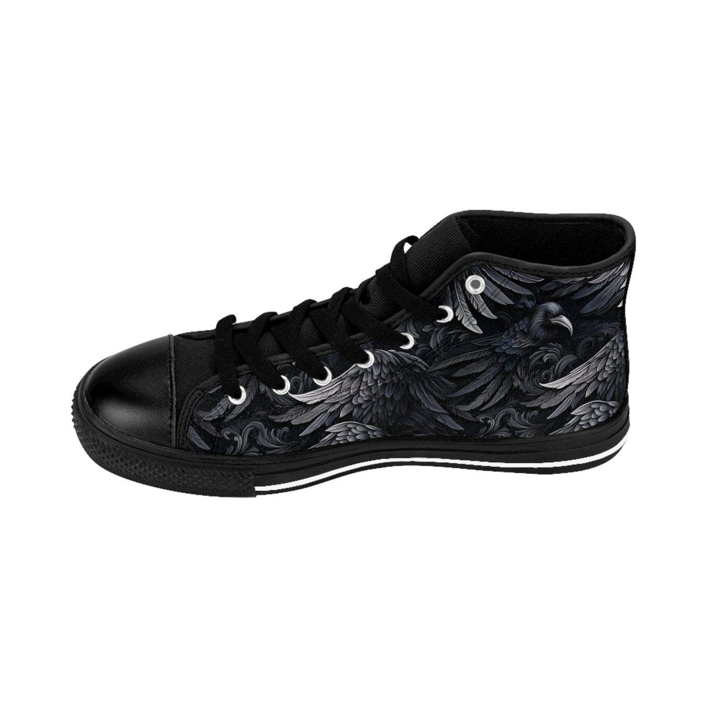 Dark Ravens - Men's Classic High Top Sneakers