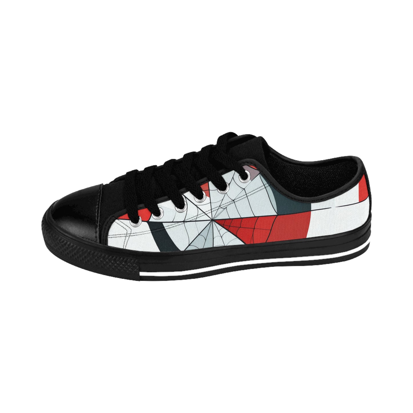 Spiderweb Cubism - Women's Classic Low Top Sneakers