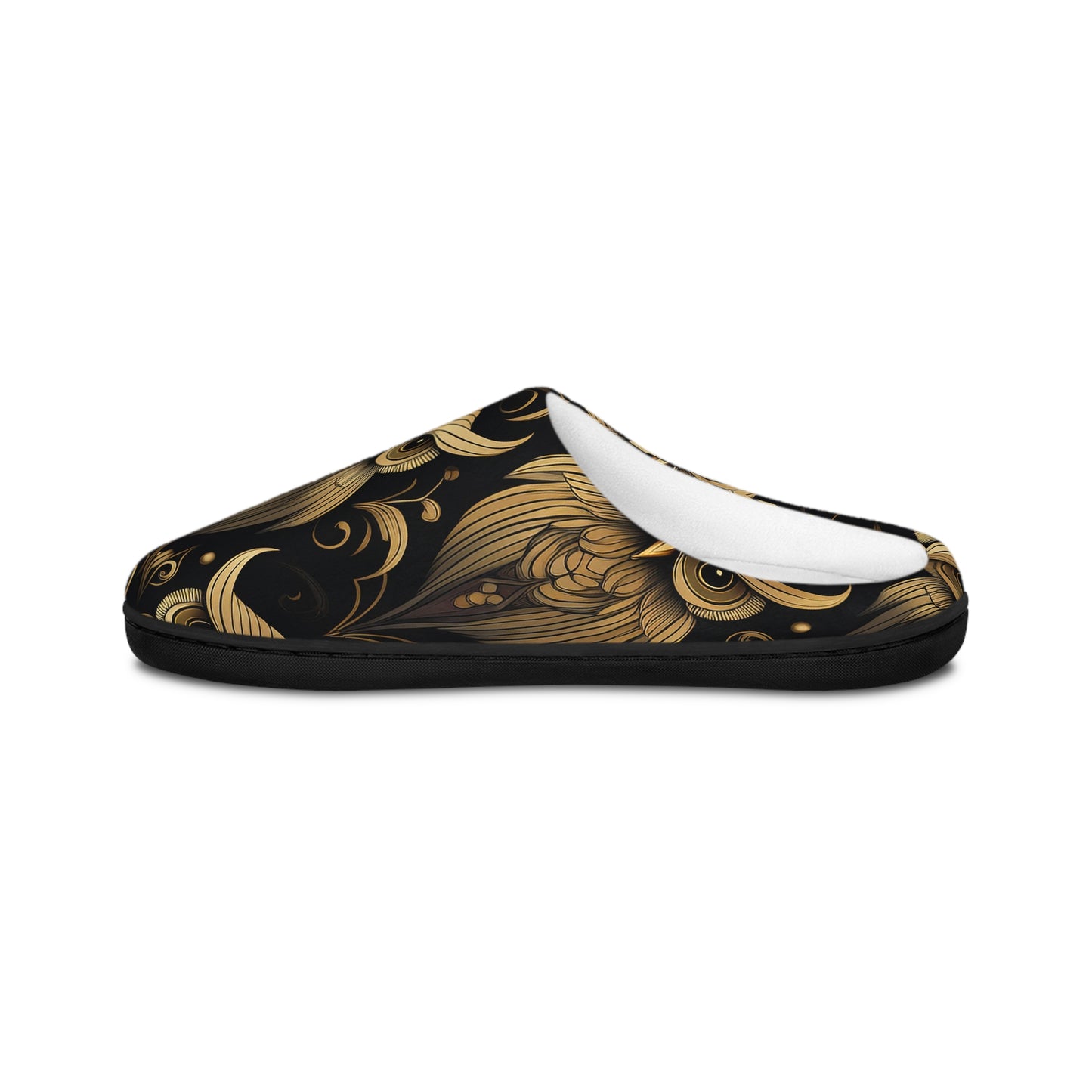 Art Deco Owl - Luxurious Women's Indoor Slippers