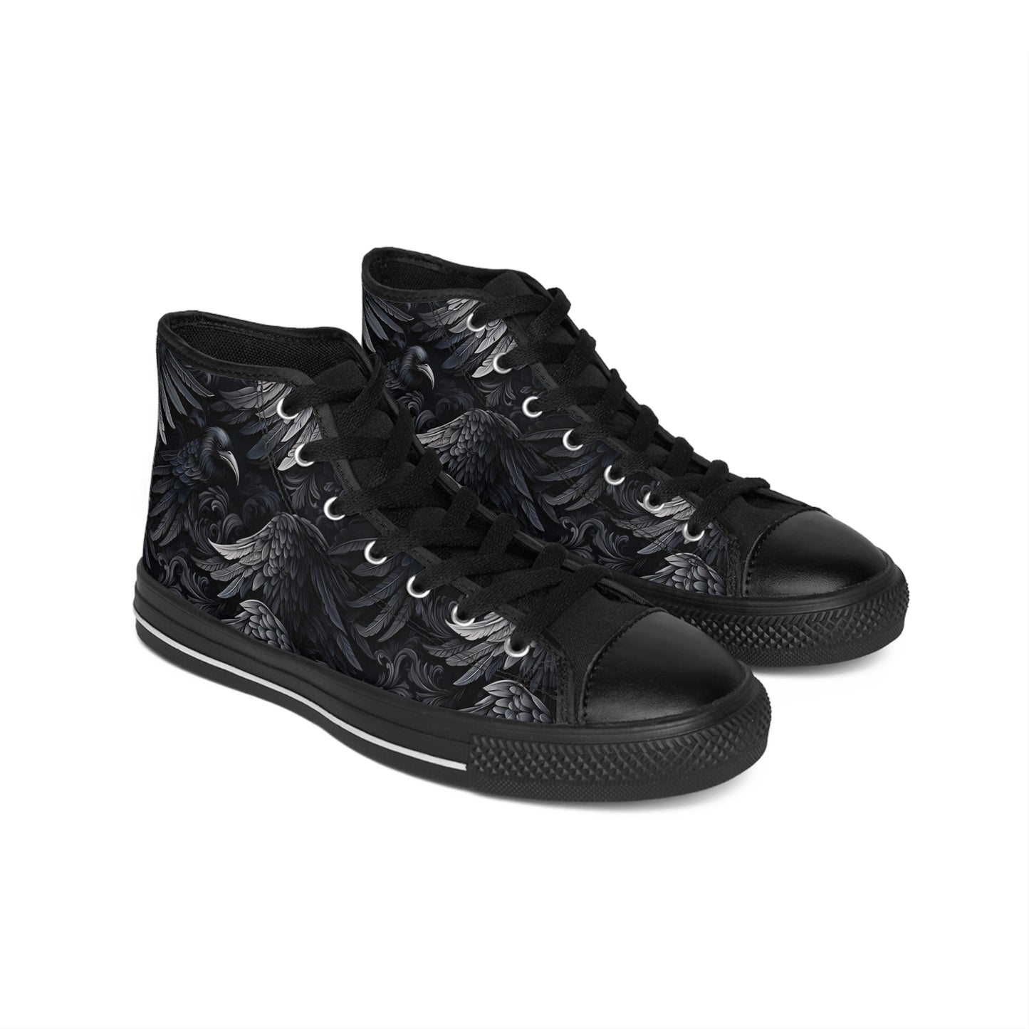 Dark Ravens - Men's Classic High Top Sneakers