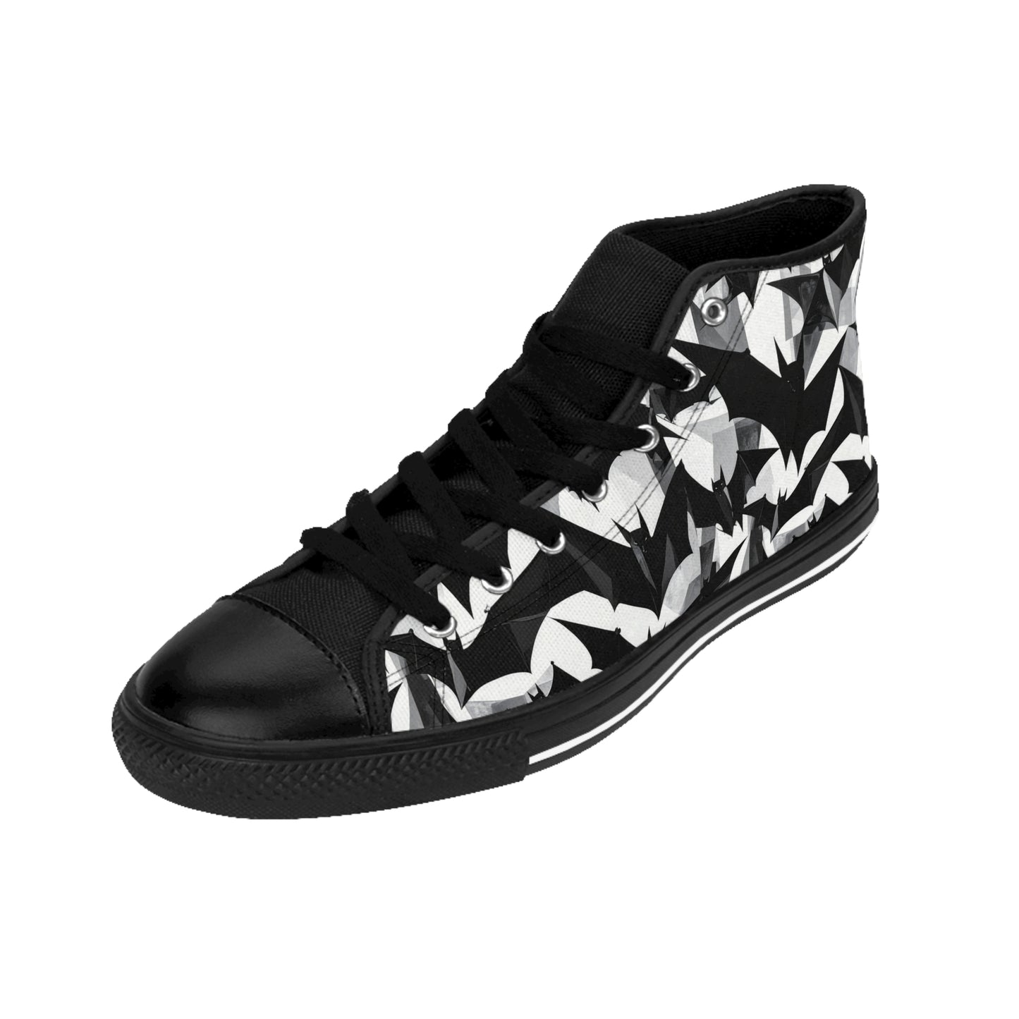 Bat Cubism - Women's Classic High Top Sneakers