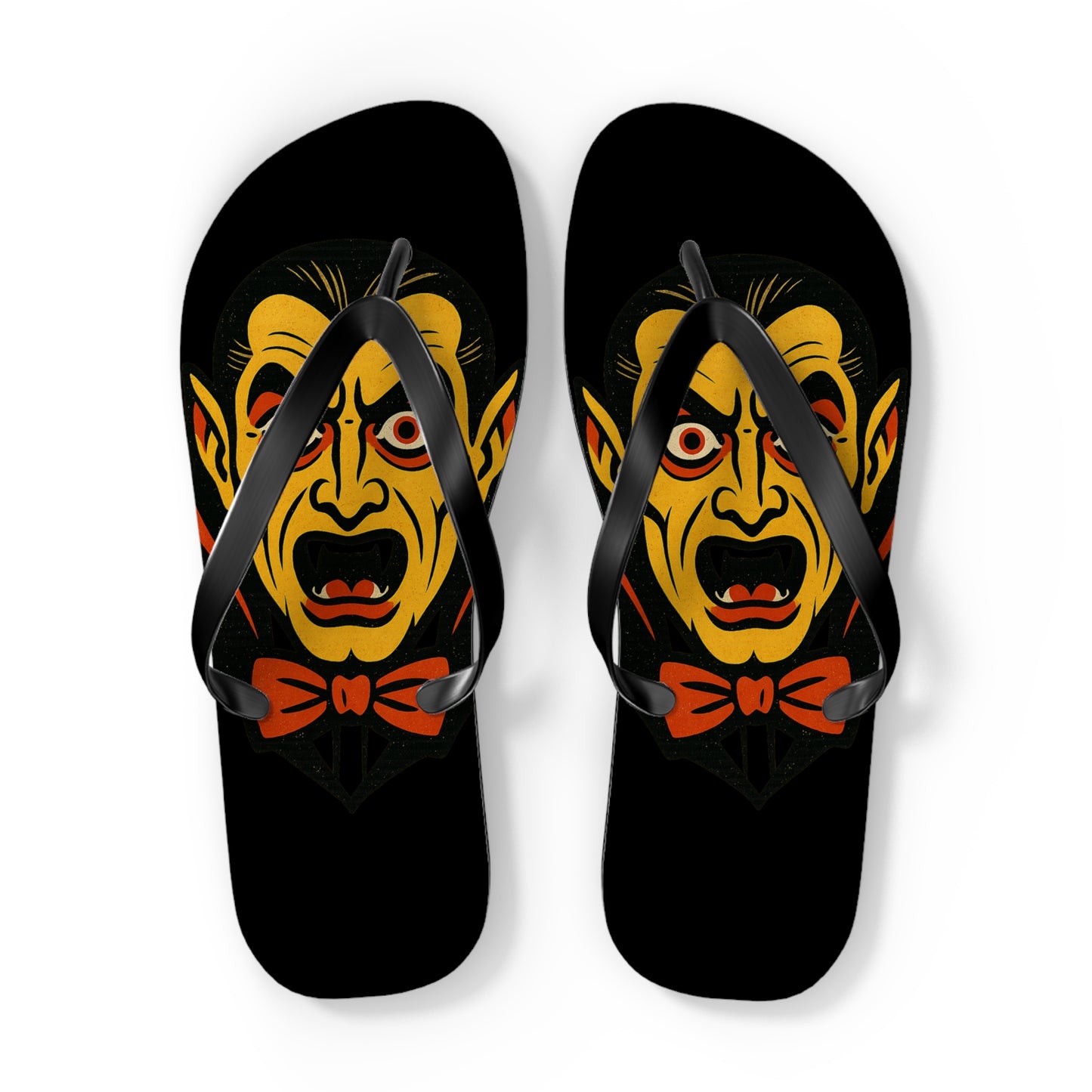 Vintage Vampire Flip Flops