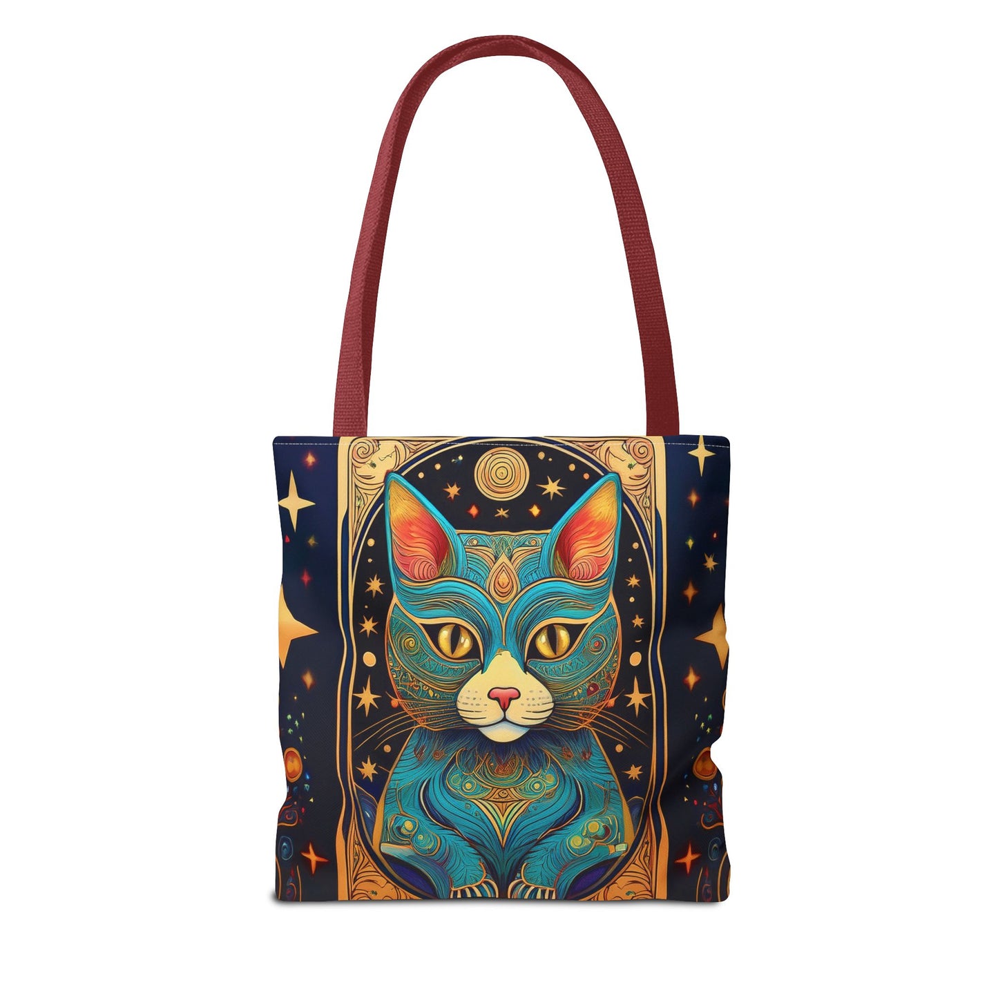 Tarot Style Cat Tote Bag