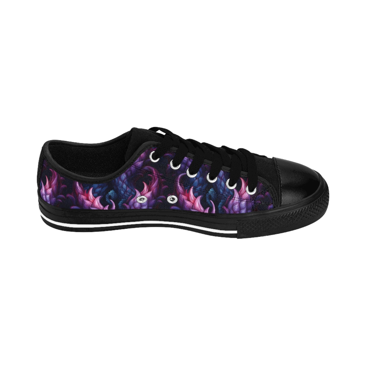 Pink & Purple Spiky Tentacles - Women's Classic Low Top Sneakers