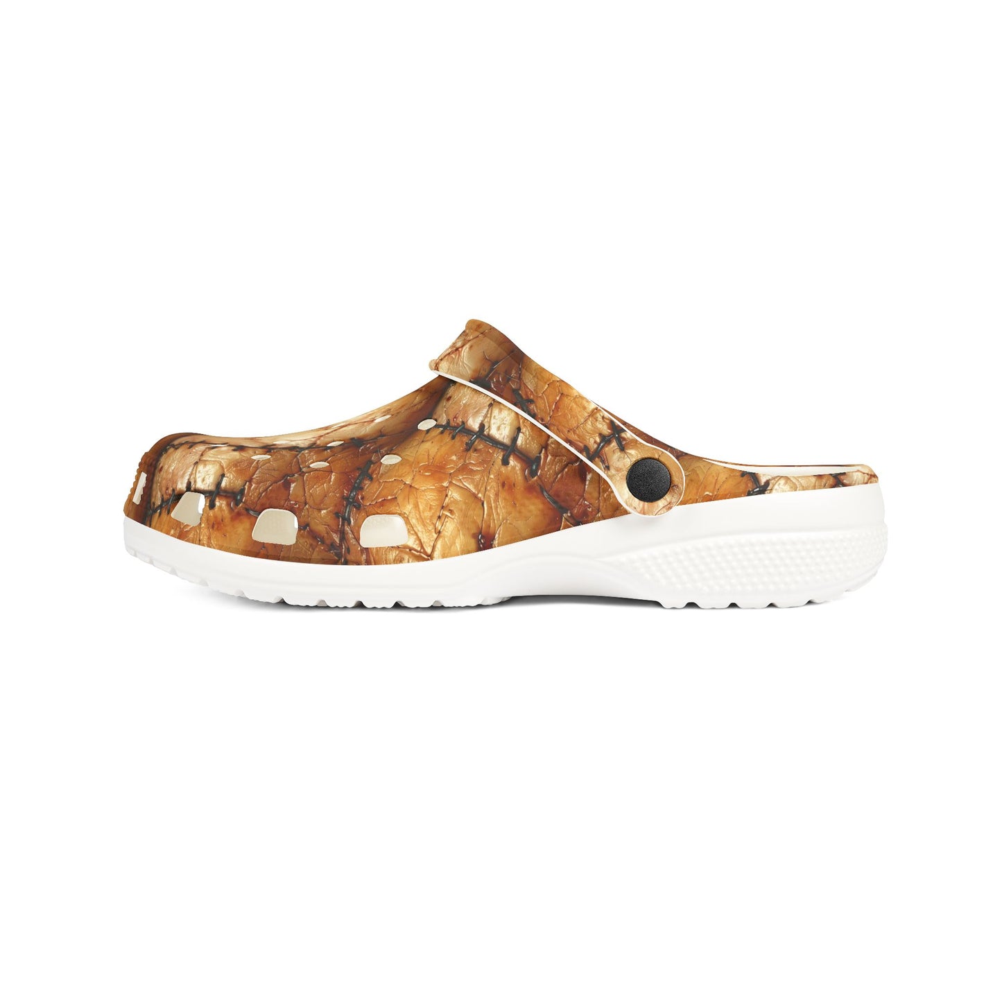 Stitched Flesh Clogs