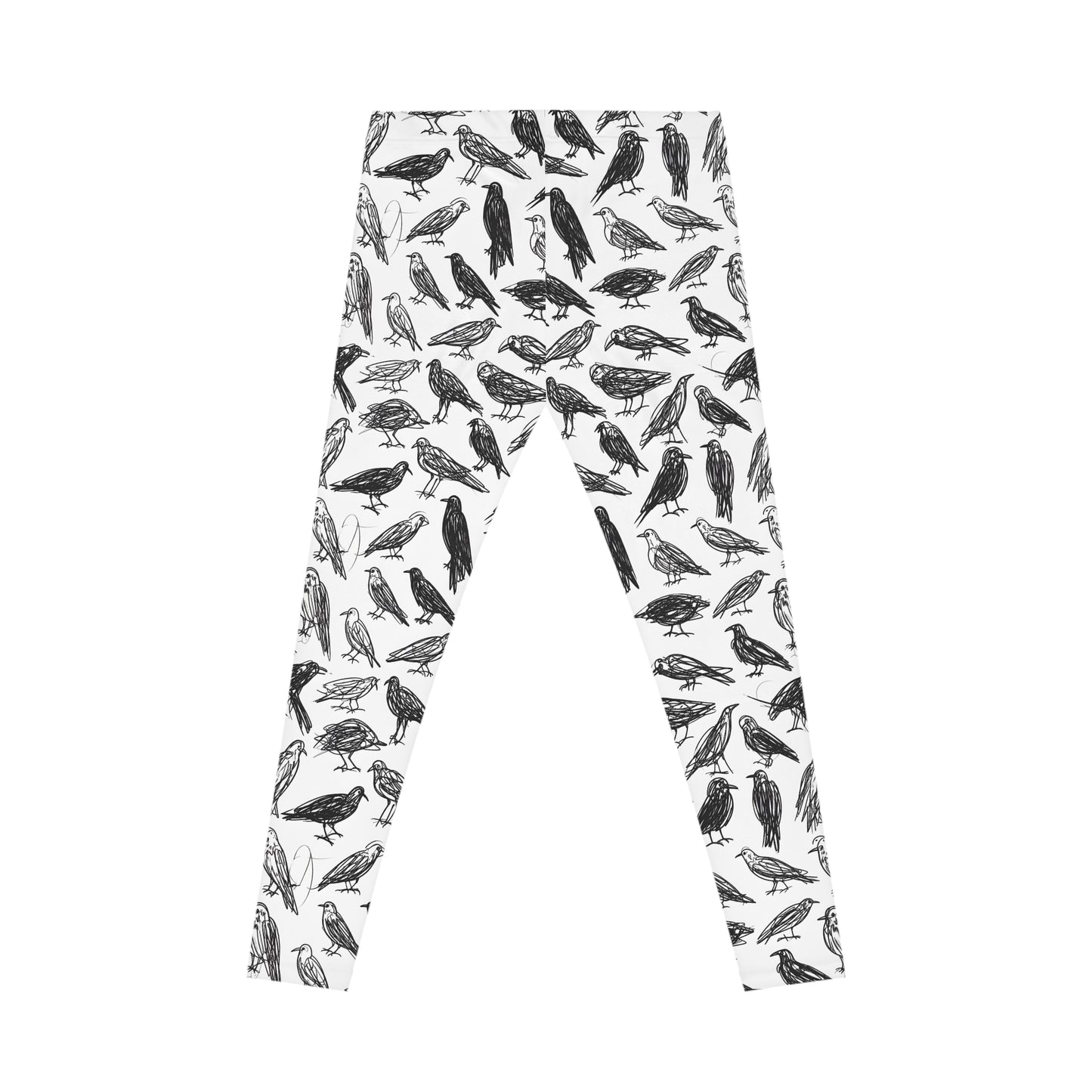Doodle Raven Leggings