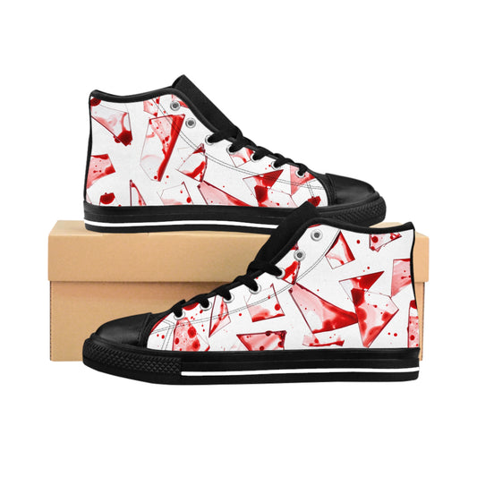 Bloody Shards - Women's Classic High Top Sneakers