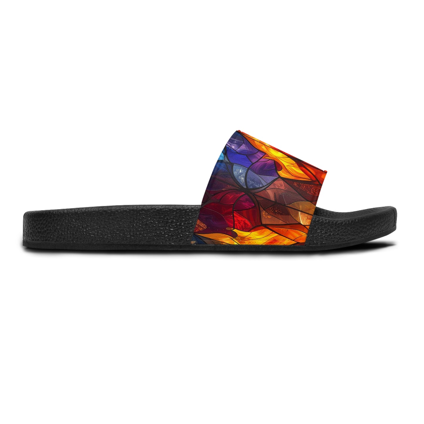 Stained Glass Flames - Slide Sandals