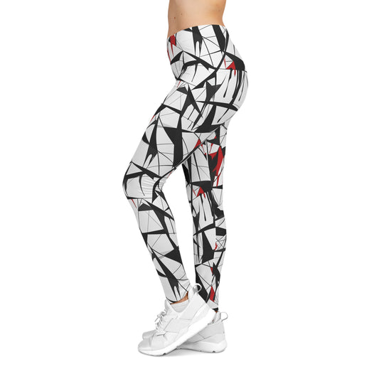 Cubist Glass Shards - Leggings