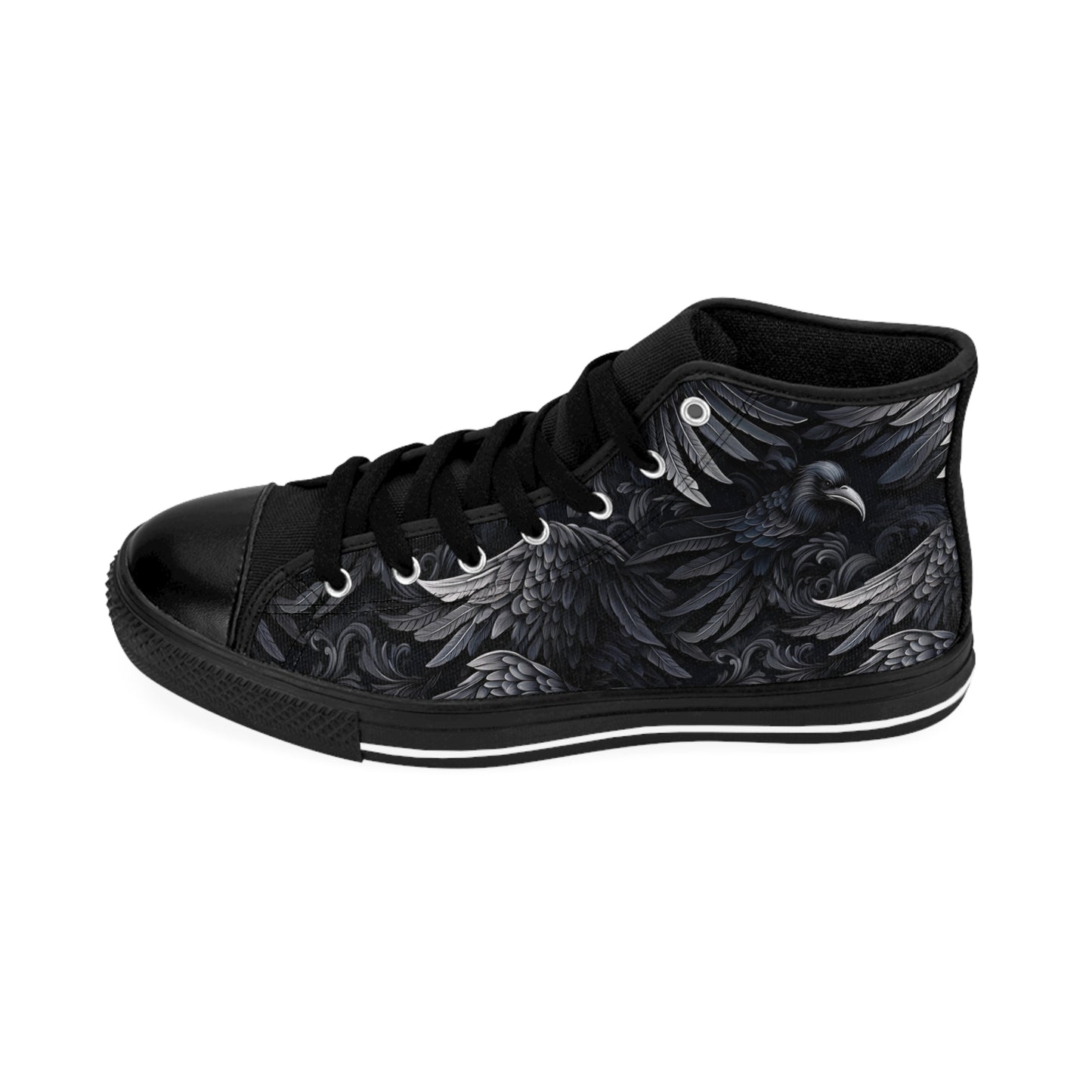 Dark Ravens - Men's Classic High Top Sneakers