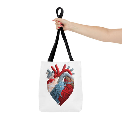 Yarn Heart Tote Bag