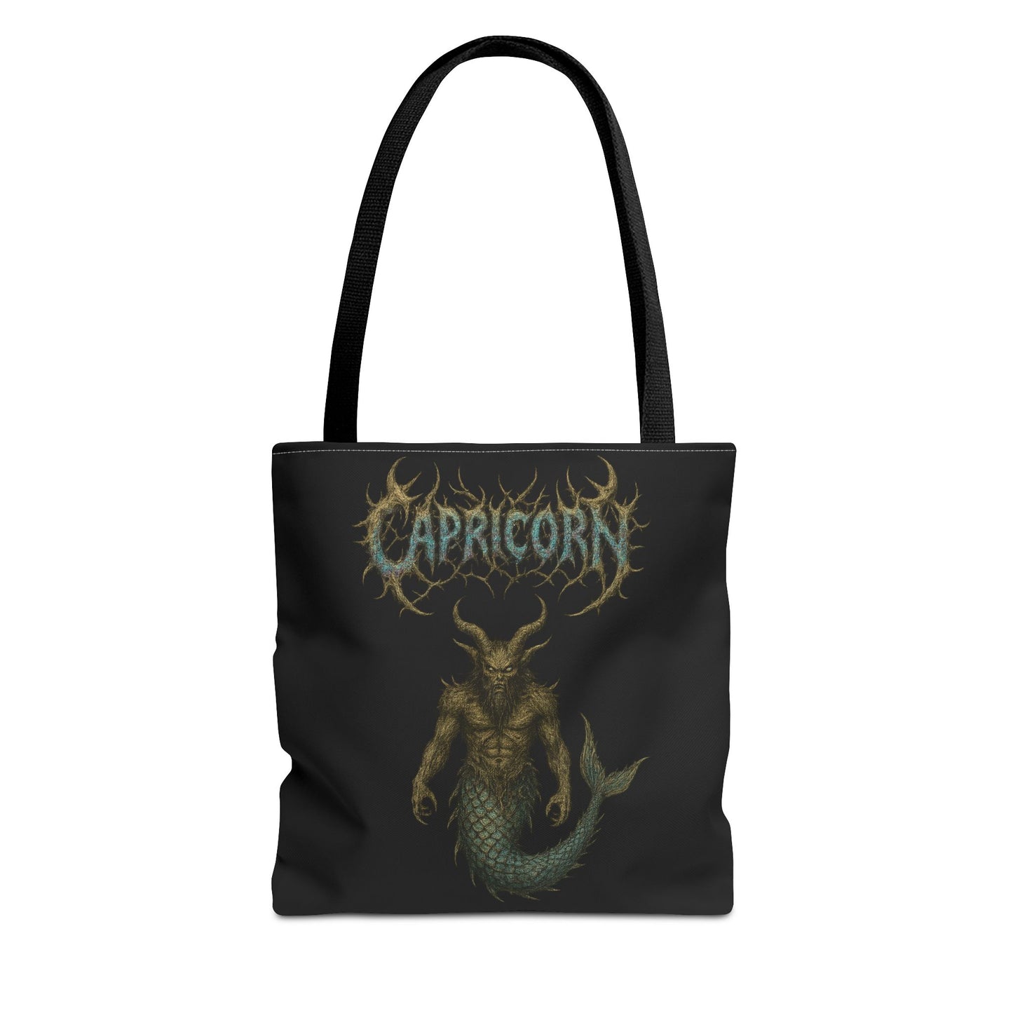 Capicorn Zodiac Metal Tote Bag
