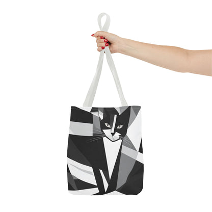 Cubist Cat Tote Bag