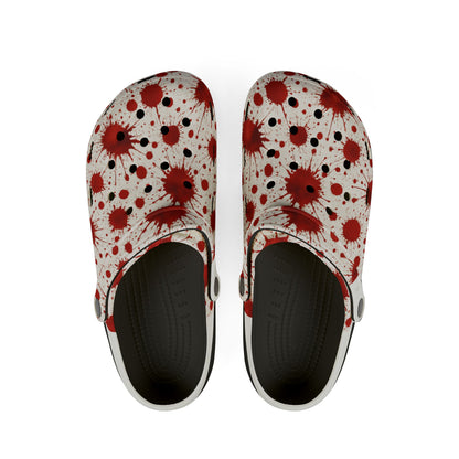 Blood Splattered Clogs