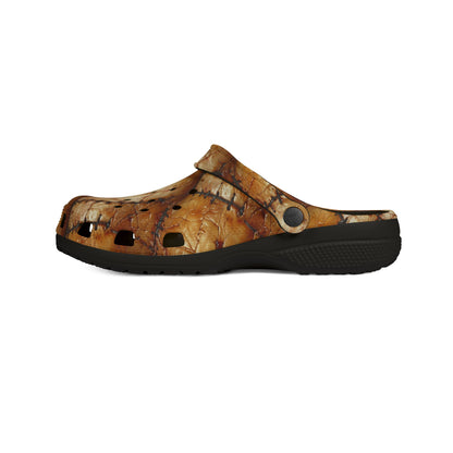 Stitched Flesh Clogs