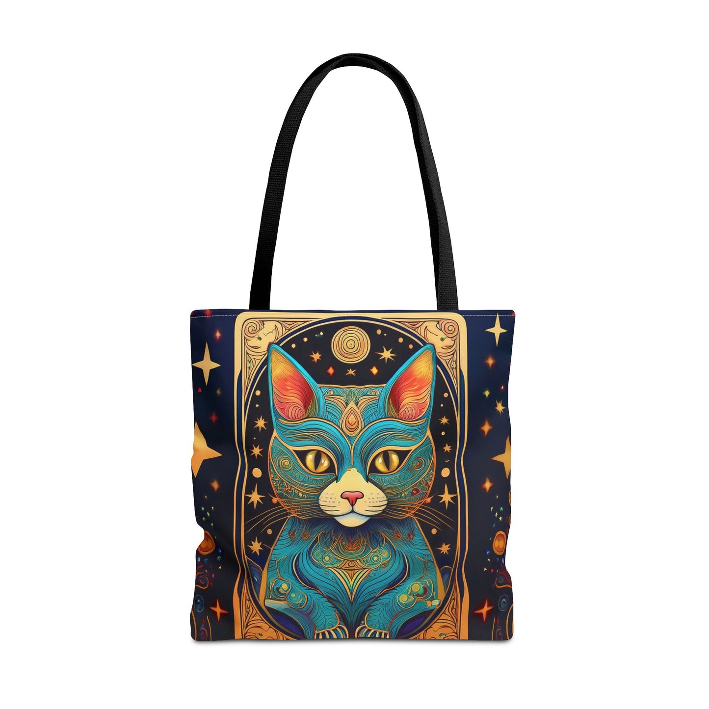 Tarot Style Cat Tote Bag