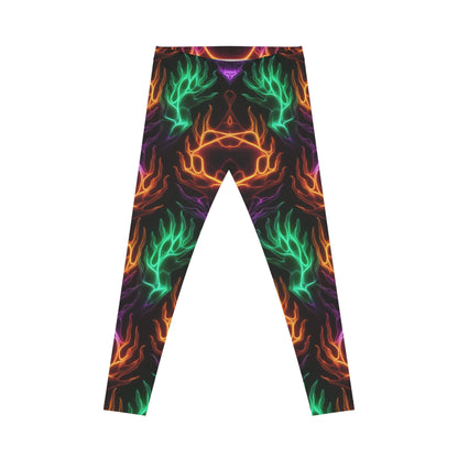 Neon Flame Leggings