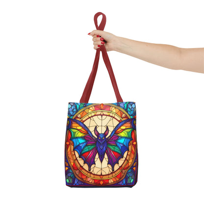 Bat Stained Glass Style Tote Bag