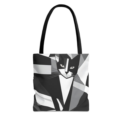 Cubist Cat Tote Bag