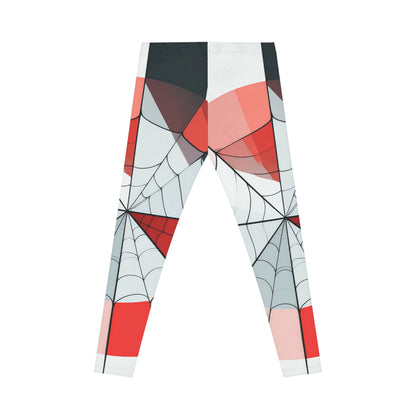 Spiderweb Cubist Art Leggings