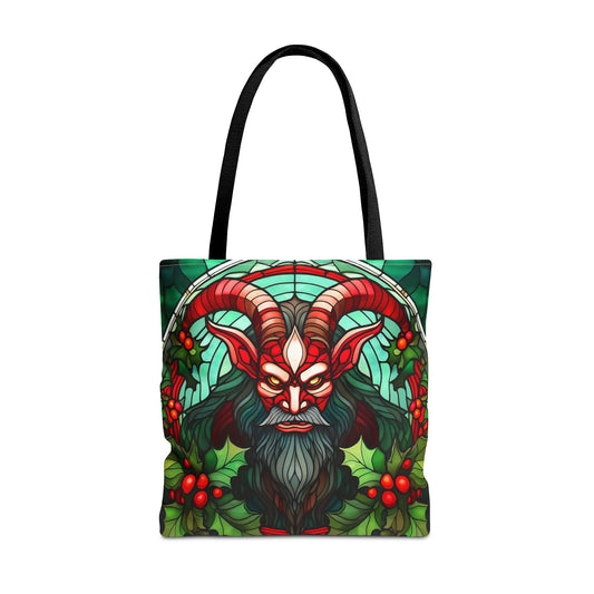 Krampus Stained Glass Tote