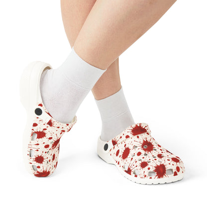 Blood Splattered Clogs