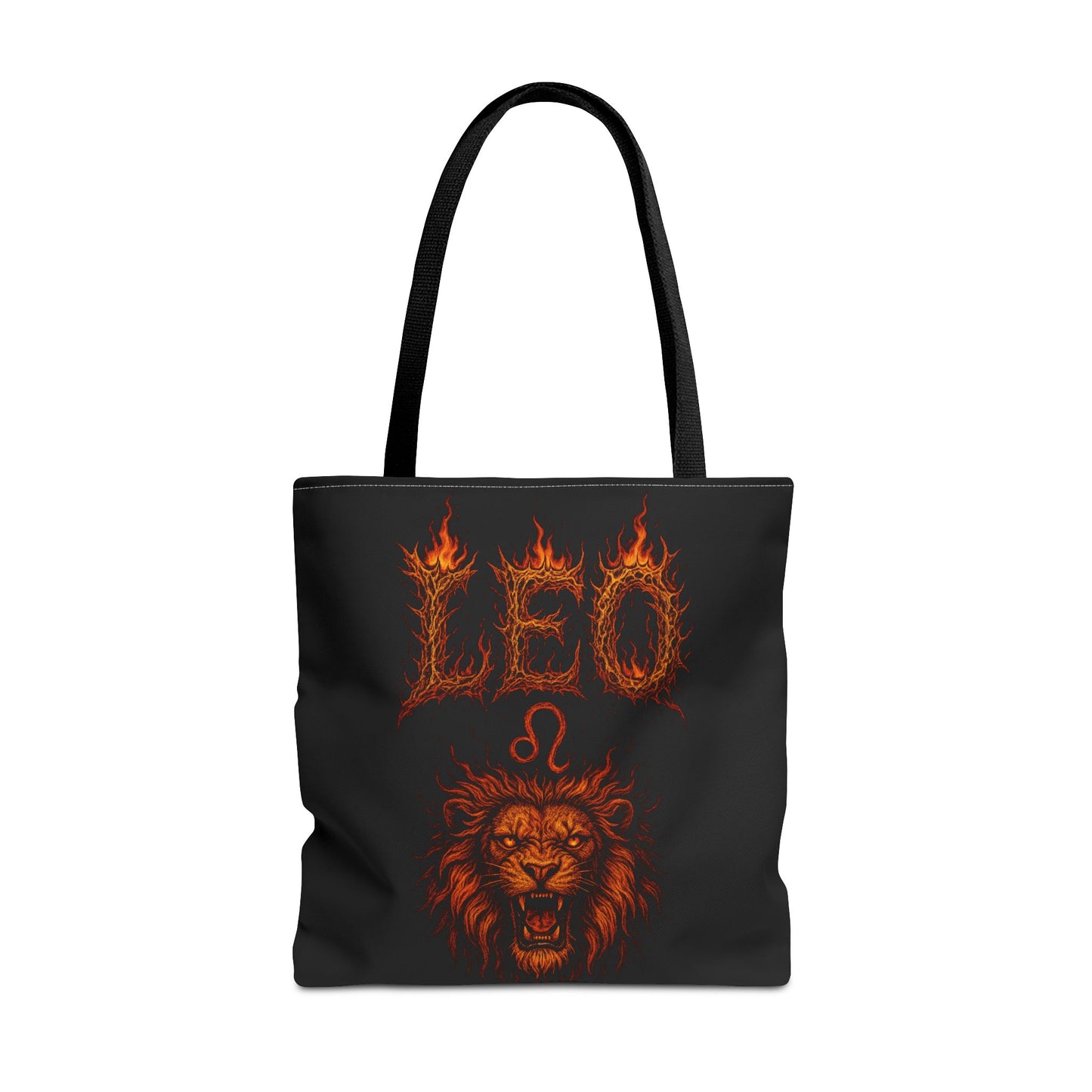 Leo Zodiac Metal Tote Bag