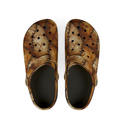Stitched Flesh Clogs