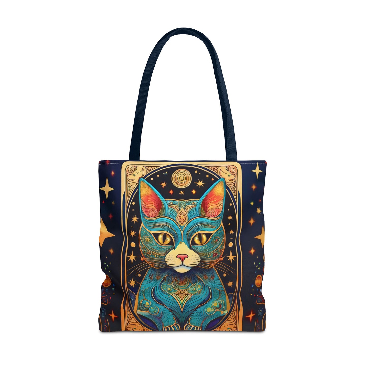 Tarot Style Cat Tote Bag