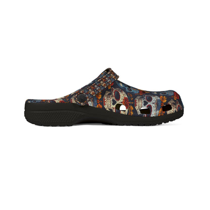 Sugar Skulls & Marigolds Unisex Clogs