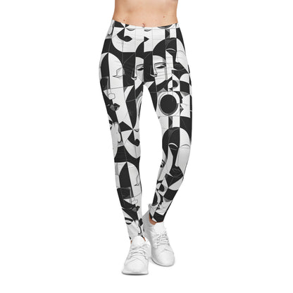 Bauhaus Art Faces - Leggings