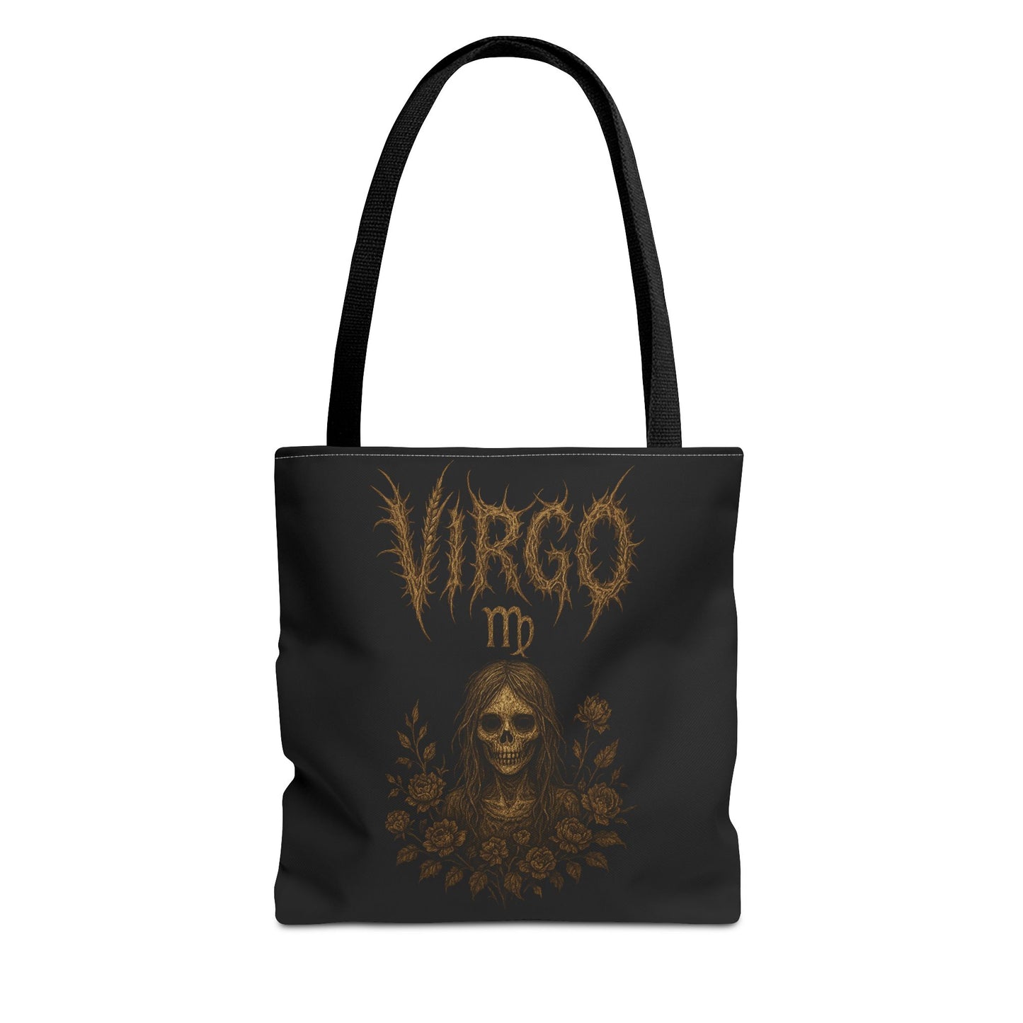 Virgo Zodiac Metal Tote Bag