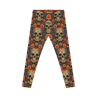 Sugar Skull Día de los Muertos Leggings
