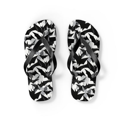 Bat Cubism Flip Flops