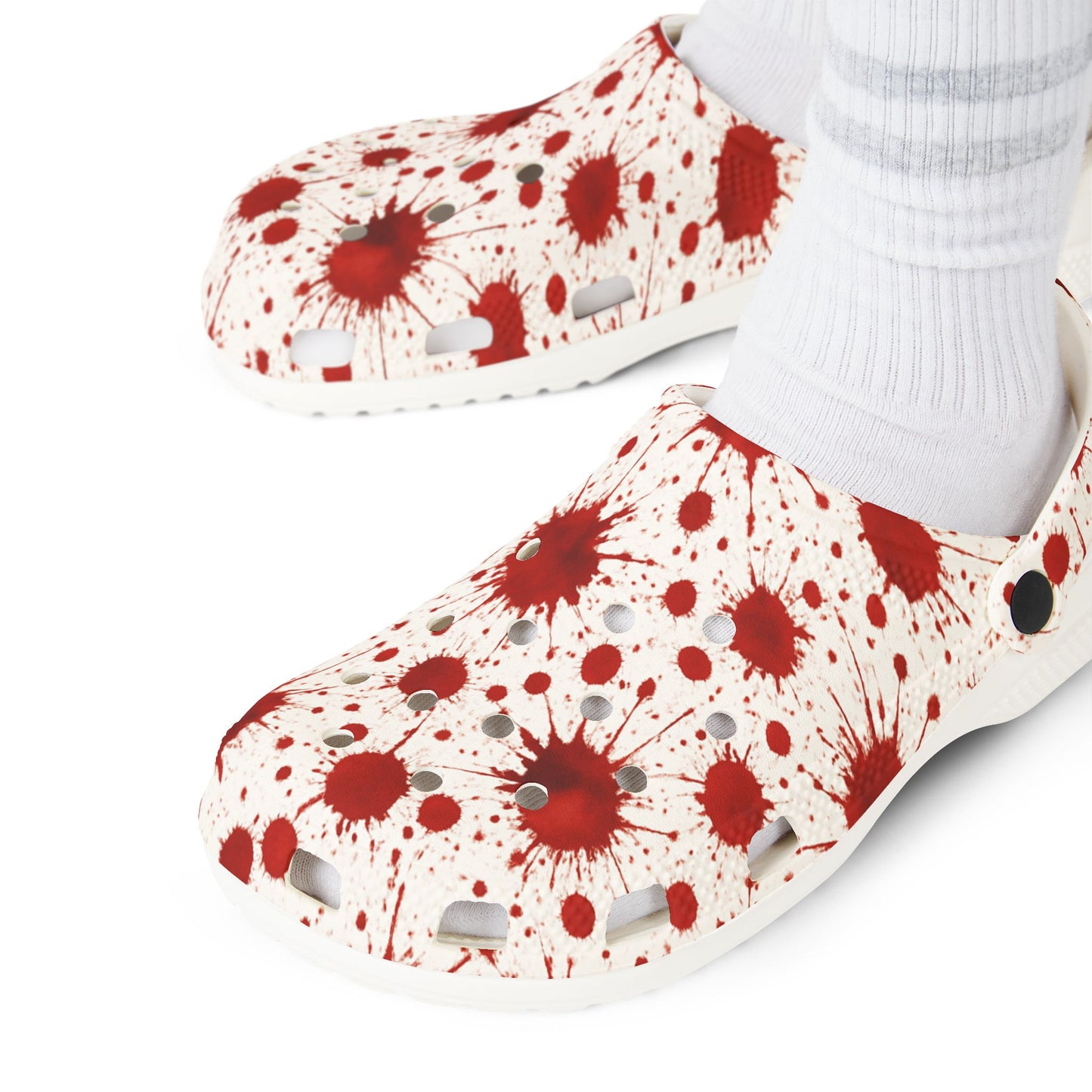 Blood Splattered Clogs