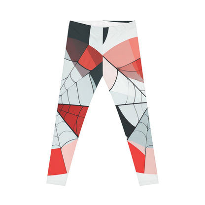 Spiderweb Cubist Art Leggings