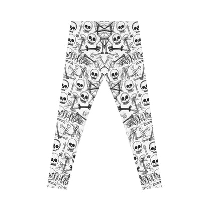 Doodle Skulls Leggings