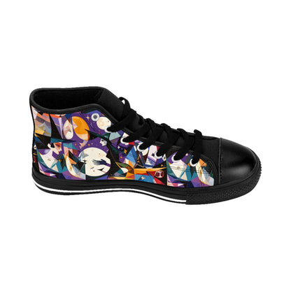 Witchy Cubism - Women's Classic High Top Sneakers