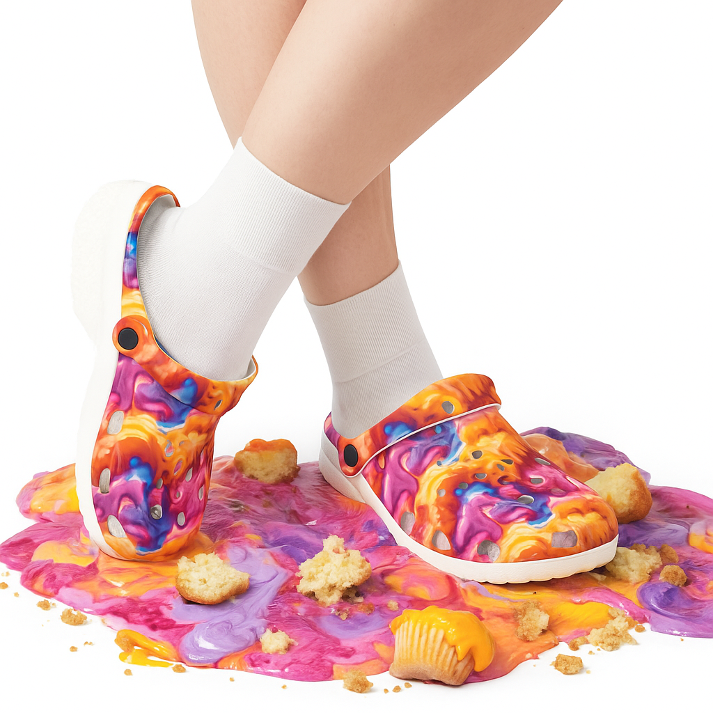 Melted Frosting Unisex Clogs