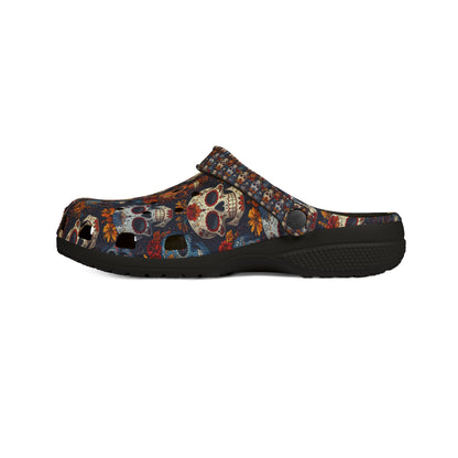 Sugar Skulls & Marigolds Unisex Clogs